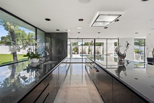 Interior, Marble, Recessed Lighting