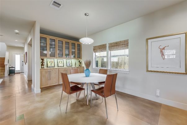 Dining room, Interior, Pendant Lights, Recessed Lighting