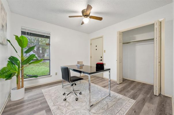 Home Office, Interior, Wood Texture Flooring