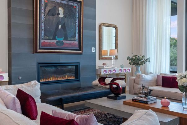 Fireplace, Interior, Living room