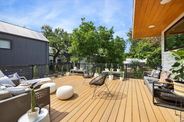 Exterior, Wood Texture Flooring