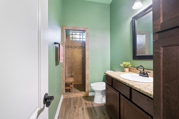 Bathroom, Interior, Wood Texture Flooring