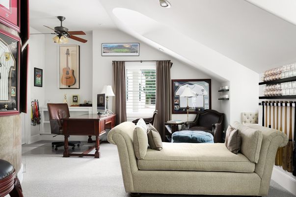 Home Office, Interior, Recessed Lighting