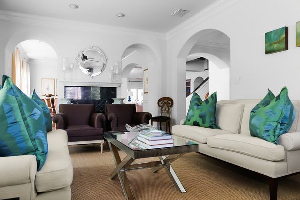 Interior, Living room, Recessed Lighting