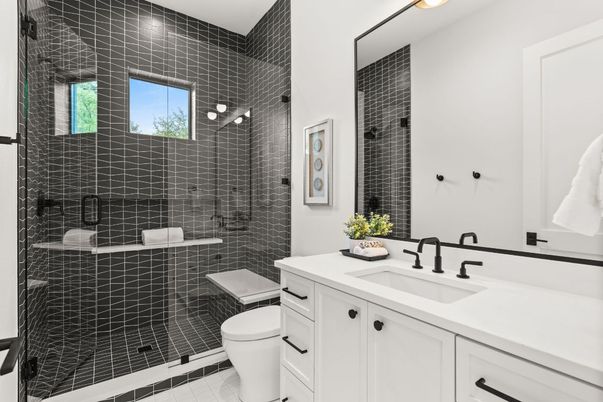 Bathroom, Glass Shower, Interior
