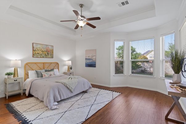 Bedroom, Interior, Wood Texture Flooring