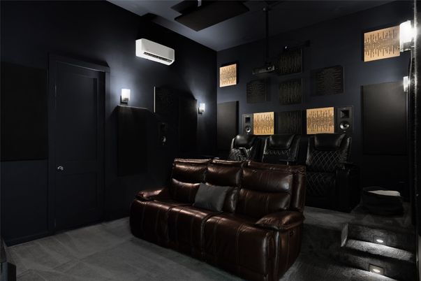 Home Theatre Room, Interior, Pendant Lights, Theatre Room