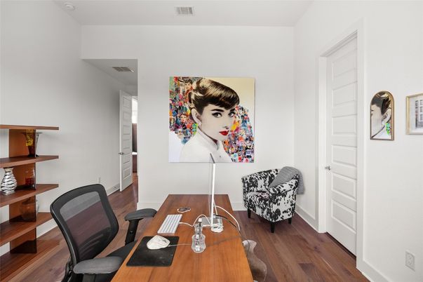 Home Office, Interior, Wood Texture Flooring