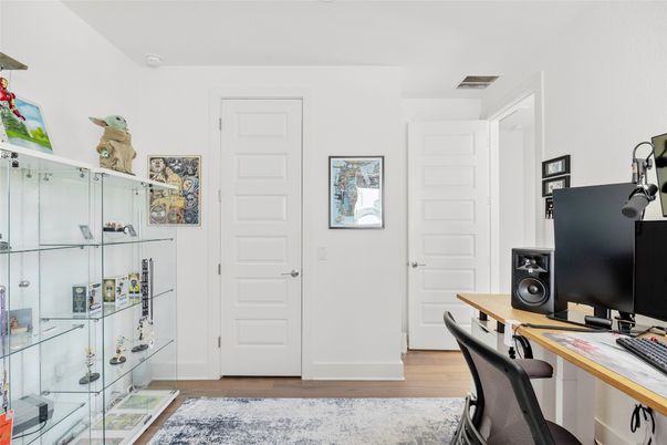 Home Office, Interior, Wood Texture Flooring