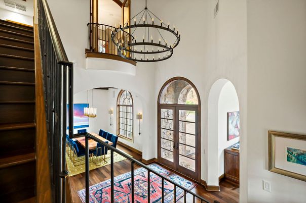 Chandelier, Interior, Pendant Lights, Wood Texture Flooring
