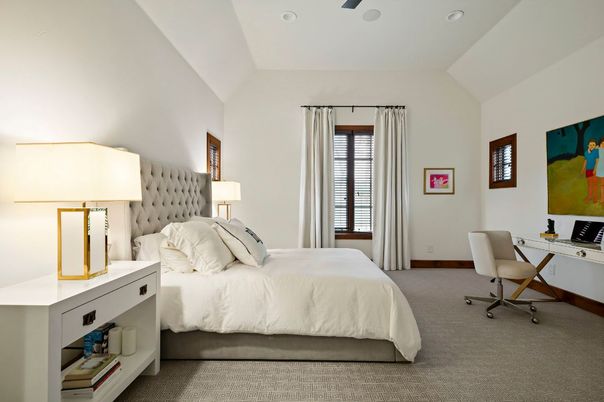 Bedroom, Home Office, Interior, Recessed Lighting