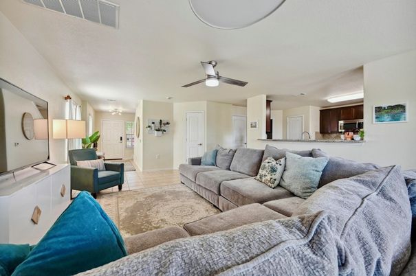 Interior, Kitchen, Living room