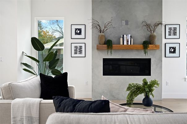 Fireplace, Interior, Living room, Wood Texture Flooring