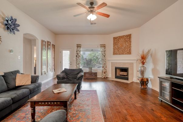 Fireplace, Interior, Living room, Wood Texture Flooring