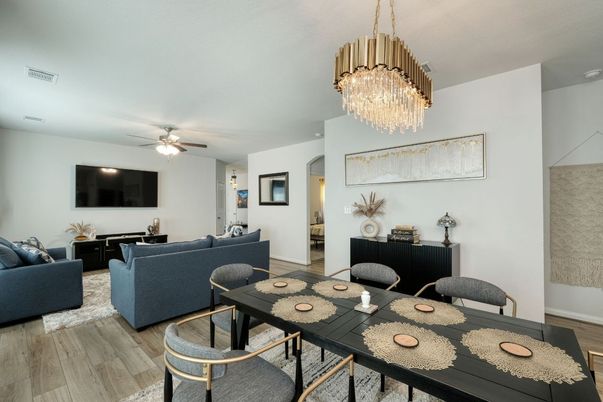 Chandelier, Dining room, Interior, Living room, Wood Texture Flooring
