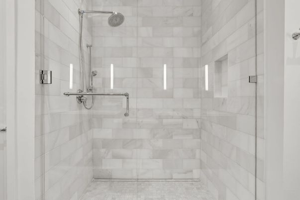 Bathroom, Glass Shower, Interior