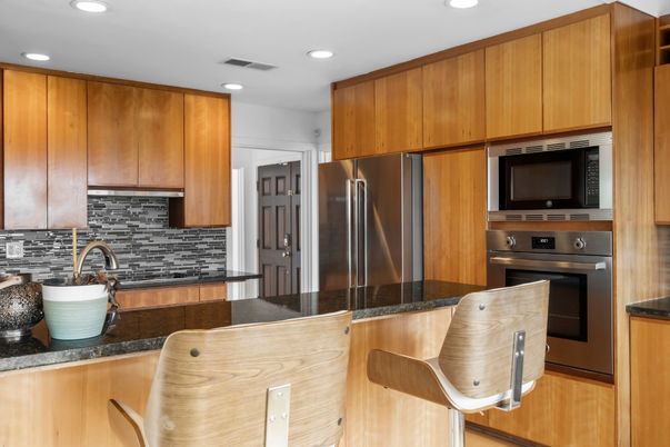 Interior, Kitchen, Recessed Lighting, Stainless Steel Appliances