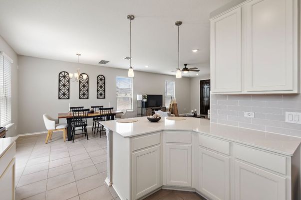 Dining room, Interior, Kitchen, Pendant Lights, Recessed Lighting