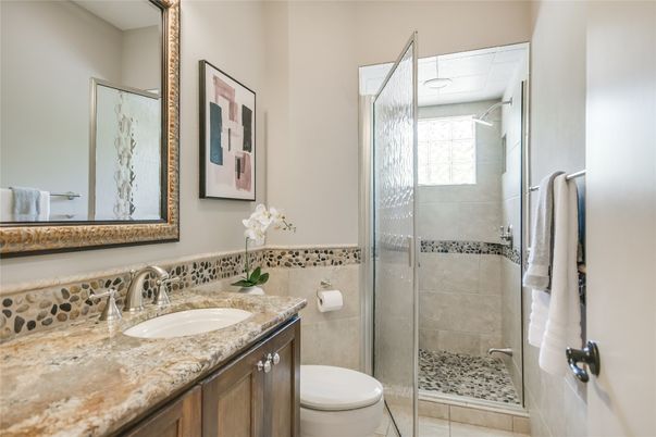 Bathroom, Glass Shower, Interior