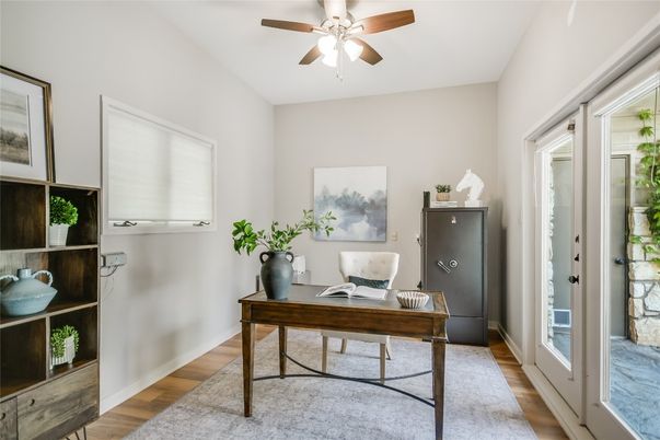 Home Office, Interior, Wood Texture Flooring