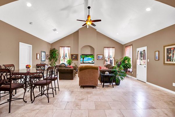 Dining room, Interior, Living room, Recessed Lighting