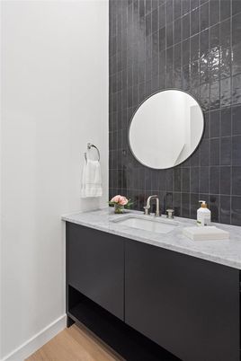 Bathroom, Interior, Wood Texture Flooring