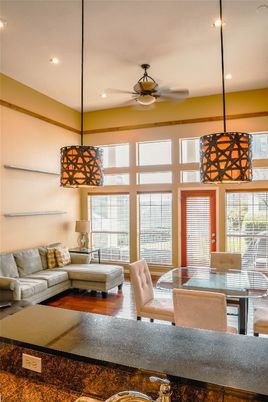 Dining room, Interior, Living room, Pendant Lights, Recessed Lighting