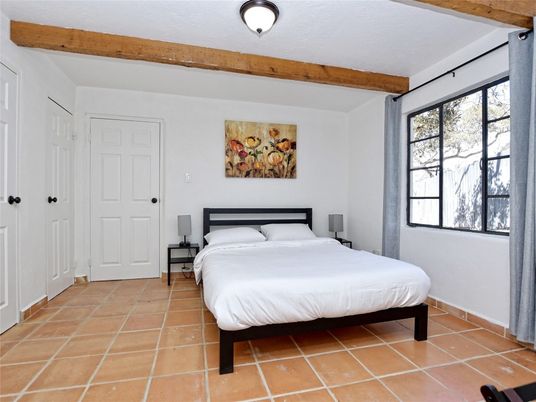Bedroom, Interior, Wooden Beams