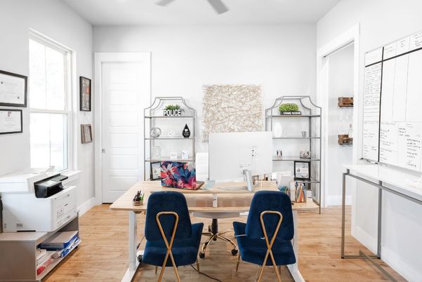 Home Office, Interior, Wood Texture Flooring