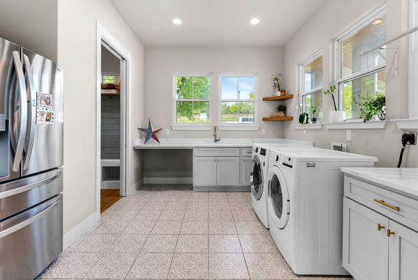 Interior, Recessed Lighting, Washer