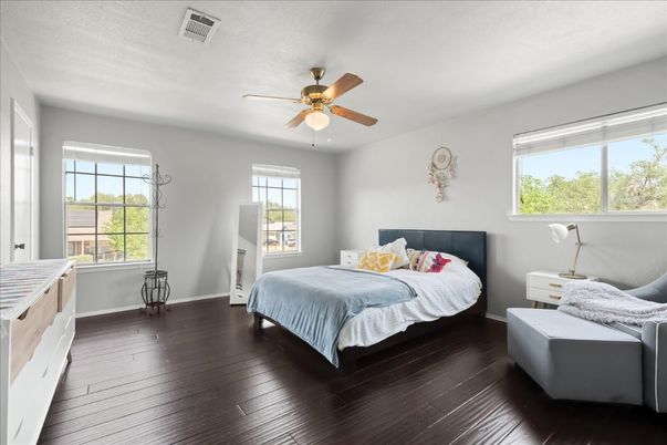 Bedroom, Interior, Wood Texture Flooring