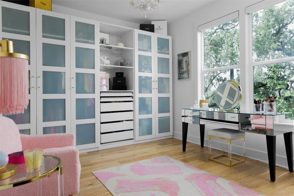 Home Office, Interior, Wood Texture Flooring