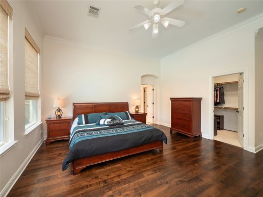 Bedroom, Interior, Wood Texture Flooring