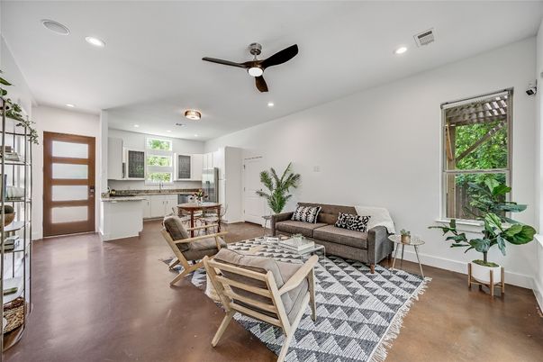 Interior, Kitchen, Living room, Recessed Lighting