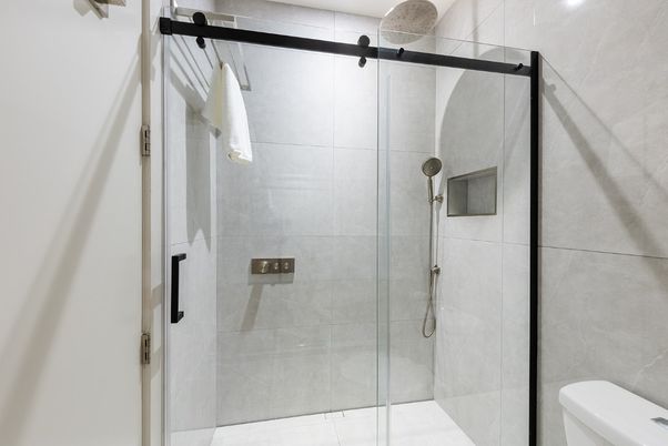 Bathroom, Glass Shower, Interior