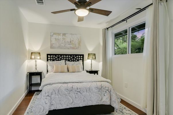 Bedroom, Interior, Wood Texture Flooring