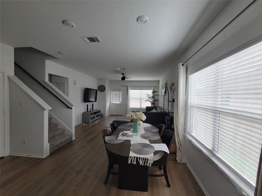 Dining room, Interior, Wood Texture Flooring