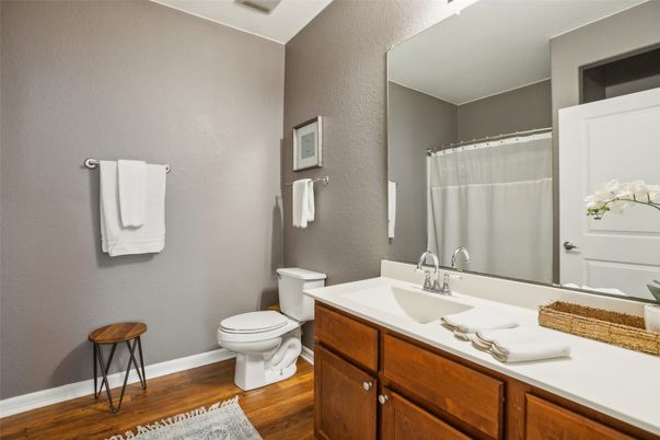 Bathroom, Interior, Wood Texture Flooring