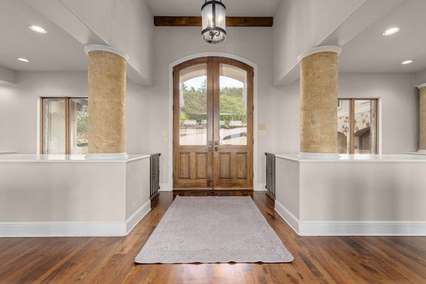 Interior, Recessed Lighting, Wooden Beams, Wood Texture Flooring