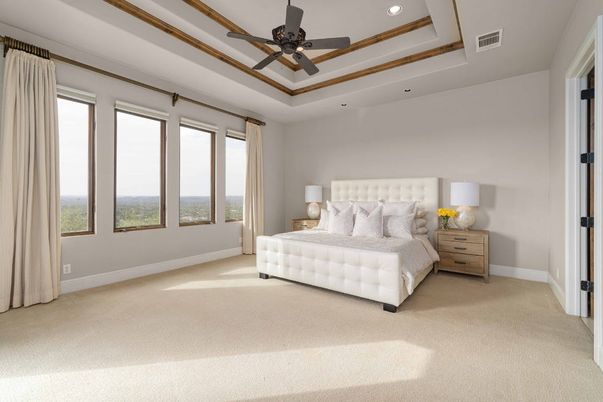 Bedroom, Interior, Recessed Lighting