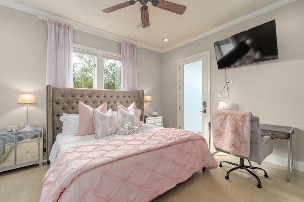 Bedroom, Interior, Recessed Lighting