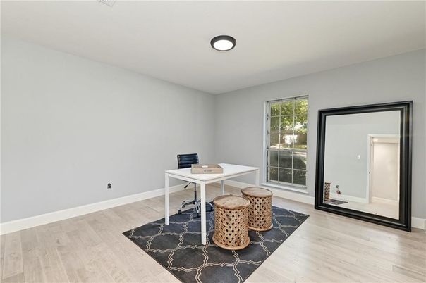 Home Office, Interior, Wood Texture Flooring