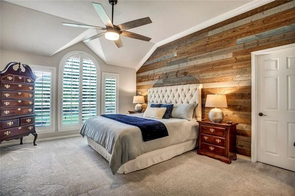 Bedroom, Interior, Wooden Walls