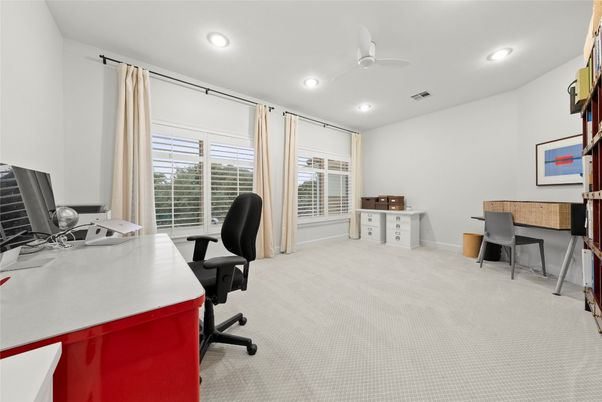 Home Office, Interior, Recessed Lighting