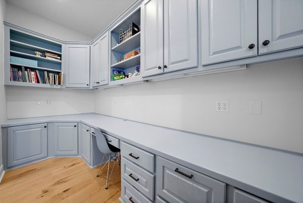 Home Office, Interior, Wood Texture Flooring