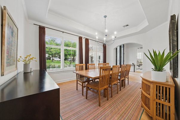 Dining room, Interior, Pendant Lights