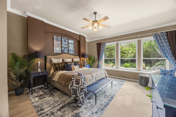 Bedroom, Interior, Wood Texture Flooring