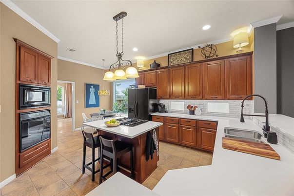 Dining room, Interior, Kitchen, Pendant Lights, Recessed Lighting