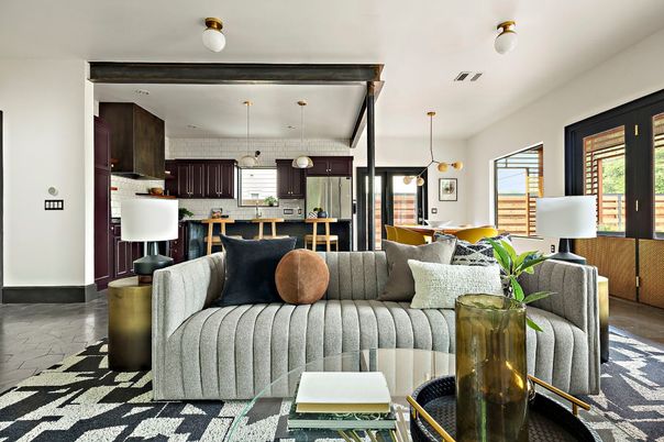 Interior, Kitchen, Living room, Pendant Lights