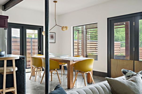 Dining room, Interior, Pendant Lights